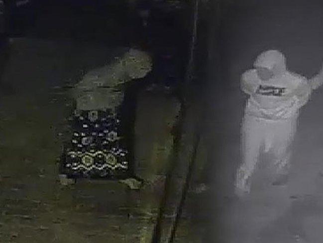 Etekli 3 erkek hırsız güvenlik kamerasına böyle yakalandı