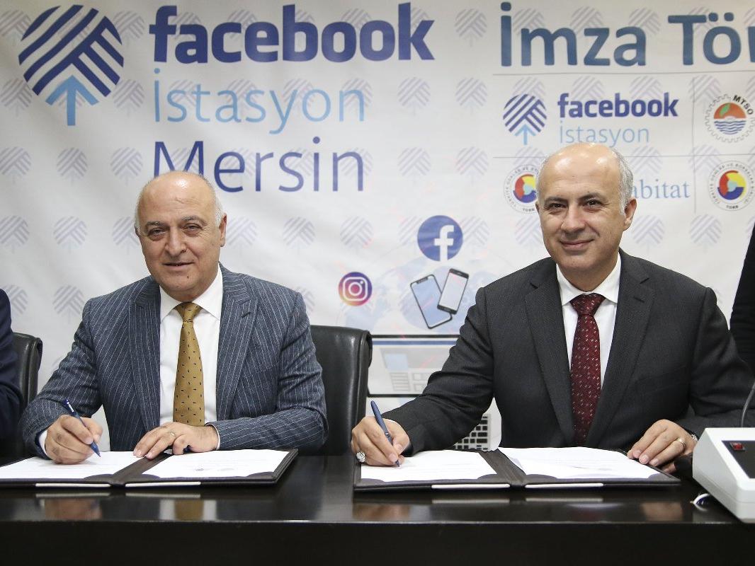 Mersin'de Facebook İstasyonu için imzalar atıldı