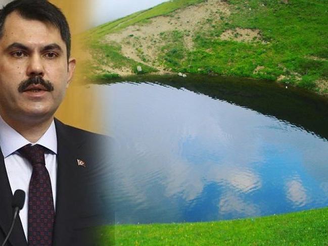 Bakan Murat Kurum'dan Dipsiz Göl eski haline dönecek müjdesi