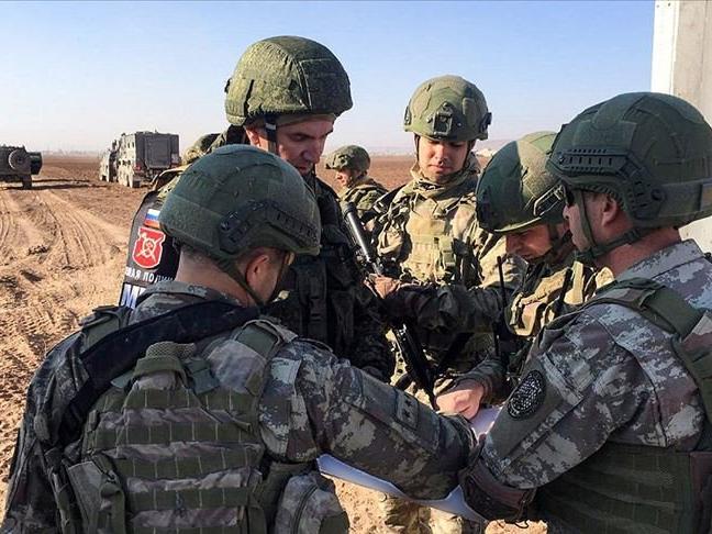 Türk ve Rus askerlerin 12. devriyesi tamamlandı