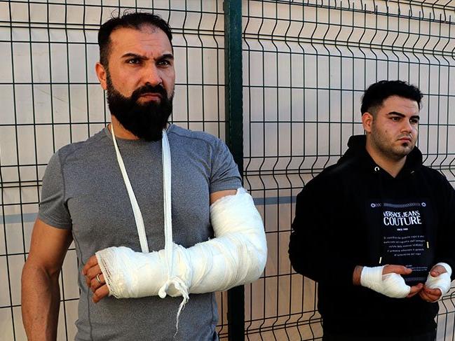 Yunan polisi göçmenleri demir sopalarla dövdü