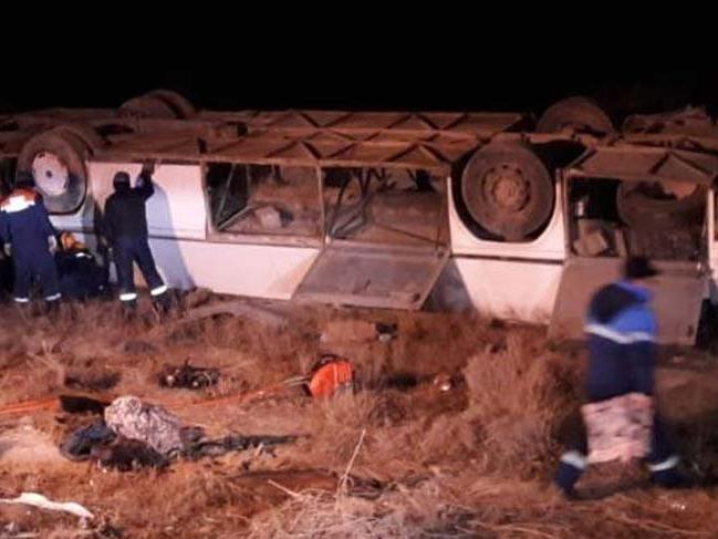 Kazakistan'da yolcu otobüsü devrildi: 7 ölü, 28 yaralı
