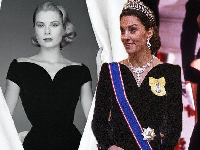 Kate Middleton'ın şıklığı akıllara Grace Kelly ve Lady Diana'yı getirdi