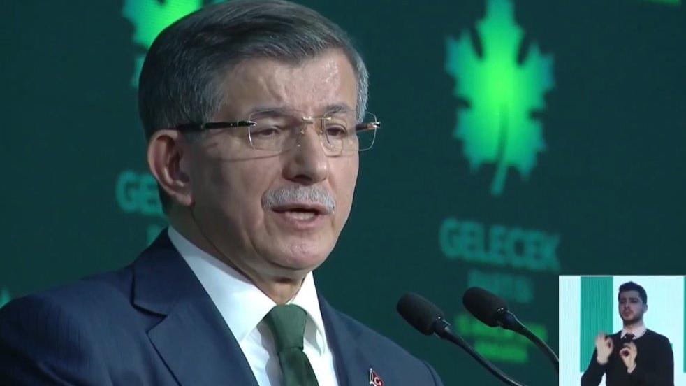 İşte Ahmet Davutoğlu'nun Gelecek Partisi Kuruluş programı konuşması - TAM METİN