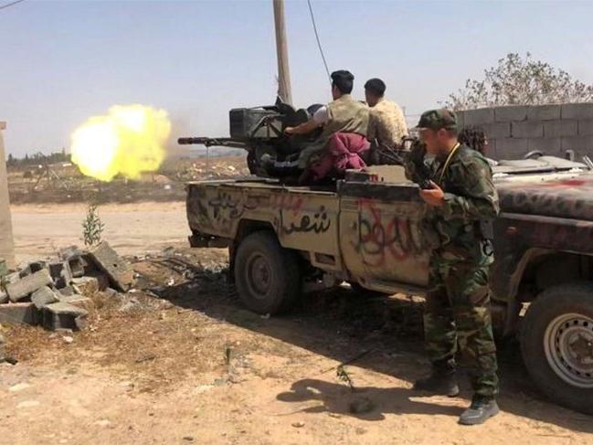 Libya'da UMH güçleri, Trablus'un güneyindeki Hafter mevzilerine saldırı başlattı