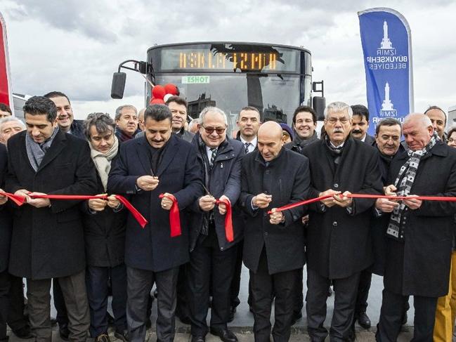 İzmir'e yerli üretim 15 yeni otobüs!