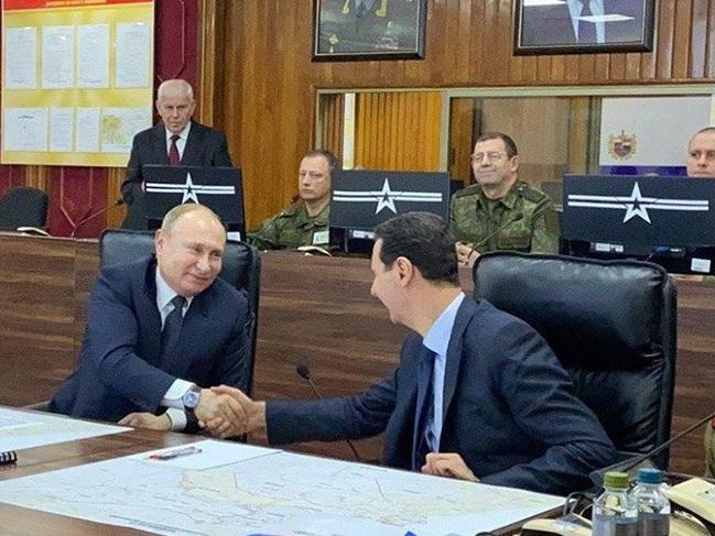 Putin ile Esad Şam'da bir araya geldi!