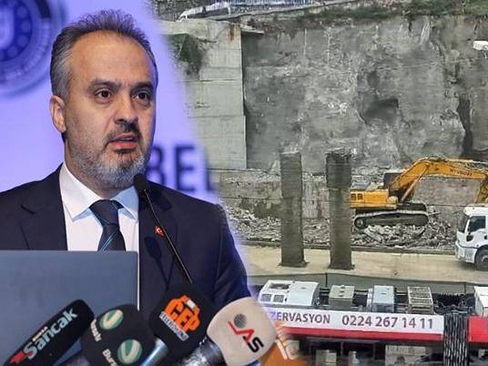Bursa’da tepki çeken şelale yıkımına başkandan açıklama