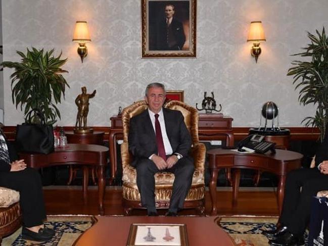 Çerçioğlu ve Soyer'den Mansur Yavaş'a destek ziyareti