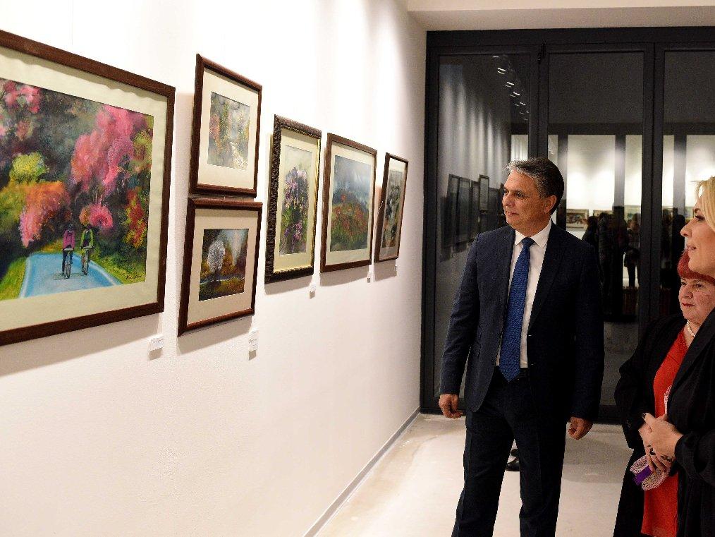 Türkan Şoray’da yılın ilk sergisi açıldı