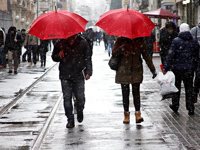 İstanbullular dikkat! Karla karışık yağmur geliyor