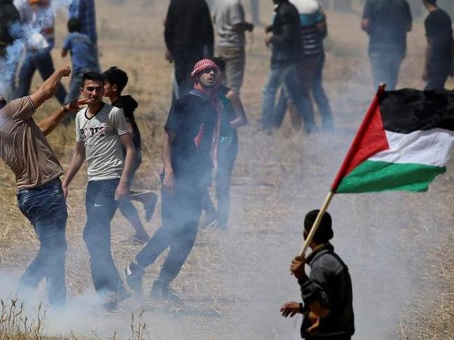 Filistin'de 'Kudüs' protestosu: 18 yaralı!