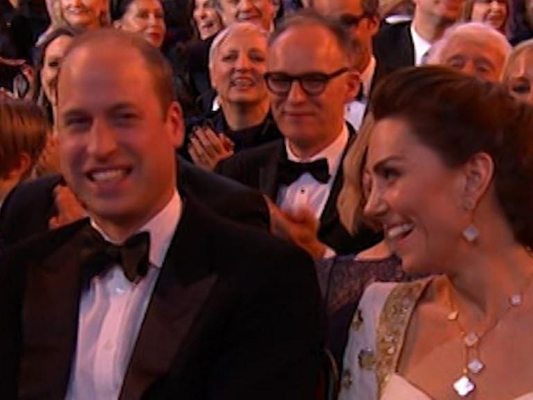 BAFTA'ya damga vuran an! Harry göndermesi William ve Kate'i kahkahaya boğdu!
