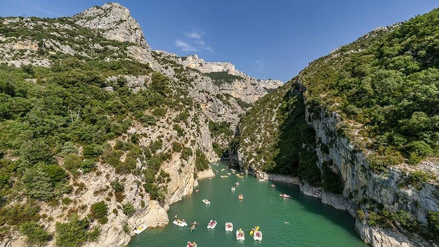 Avrupa'nın en büyük kanyonu Verdon Vadisi