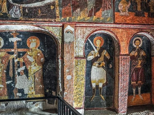 Kapadokya'nın duvar resimleriyle ünlü Aziz Jean Kilisesi