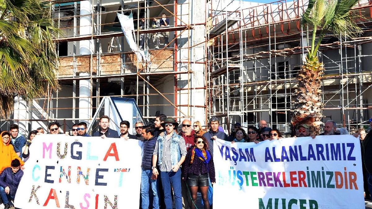 Bodrum'da halk plajına liman isyanı