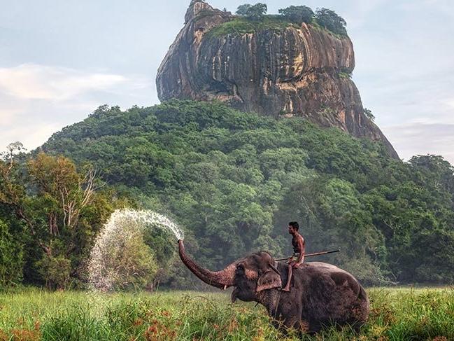 Sri Lanka'nın ünlü kaya kalesi Sigiriya