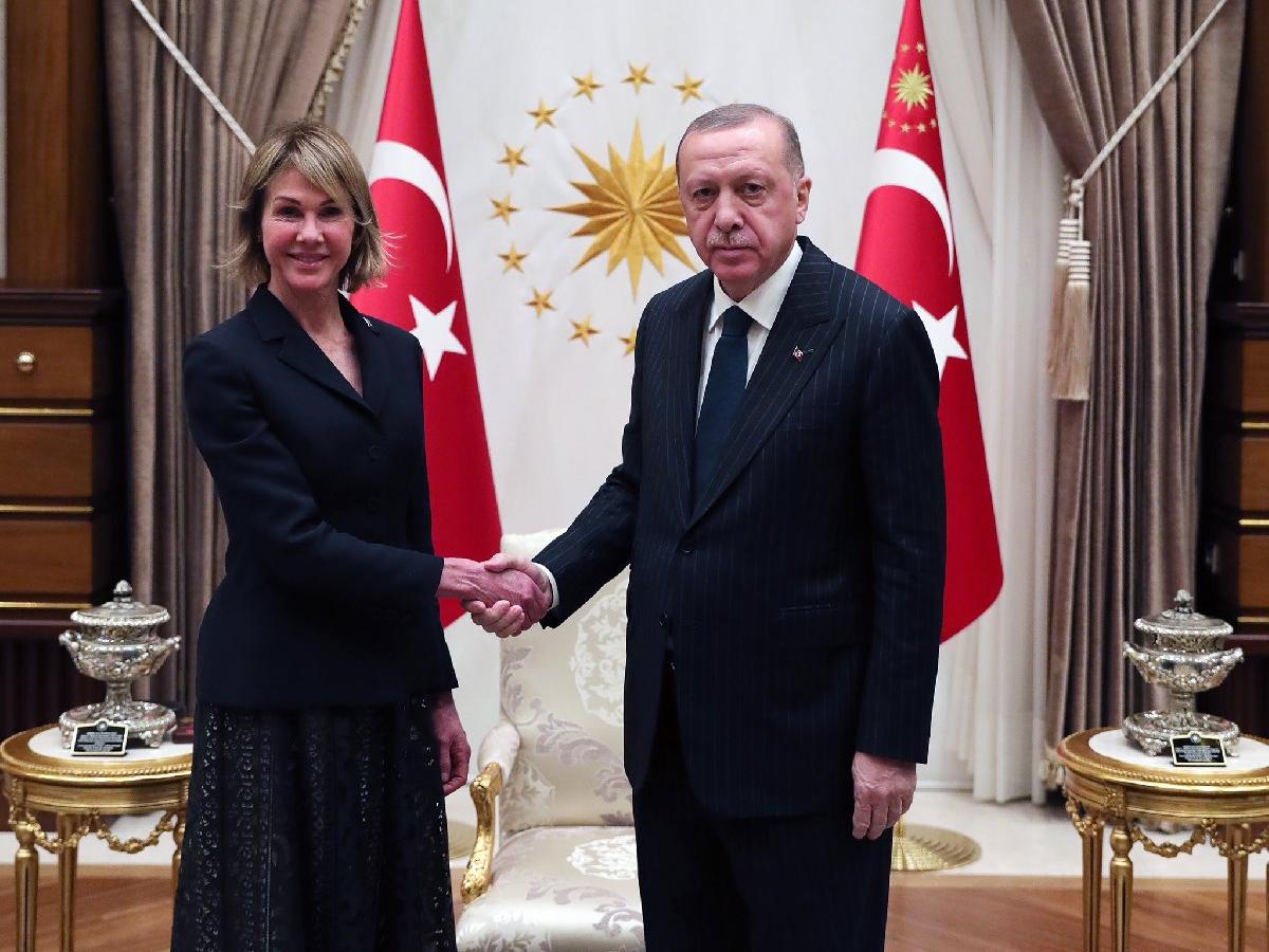 Cumhurbaşkanı Erdoğan, ABD'nin BM Daimi Temsilcisini kabul etti