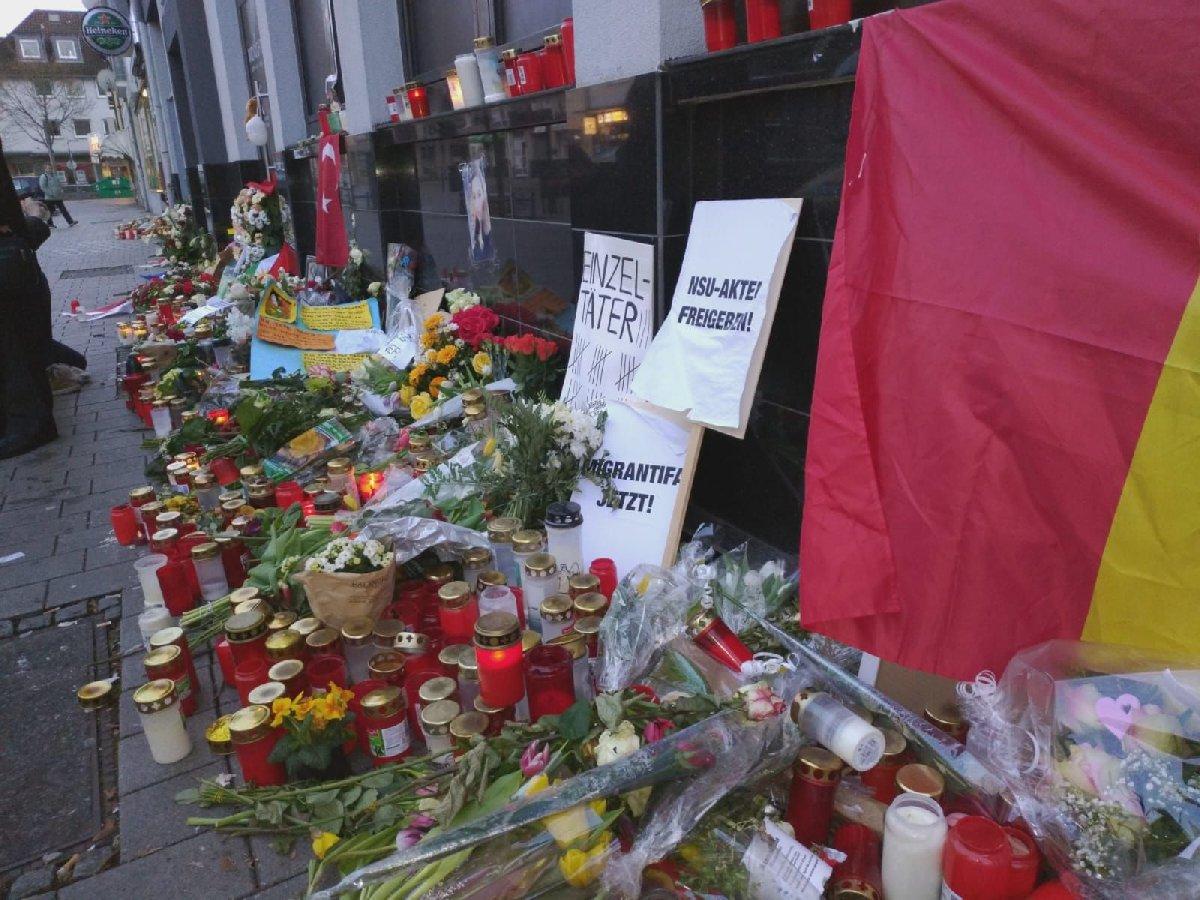 Almanya'daki korkunç katliamın ardından Sözcü.com.tr Hanau'da
