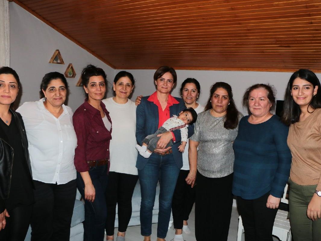 Canan Kaftancıoğlu, ev işçisi kadınların sorunlarını dinledi