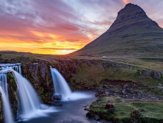 İzlanda'nın en çok fotoğraflanan dağı Kirkjufell