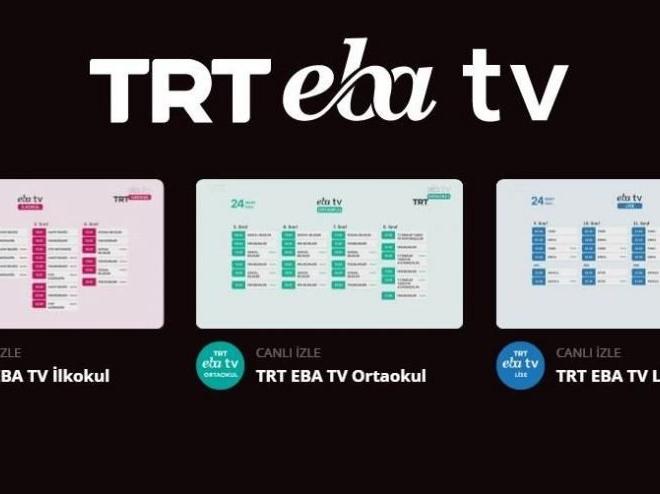 EBA TV ders programı ve kanal listesi... EBA TV hangi kanalda?