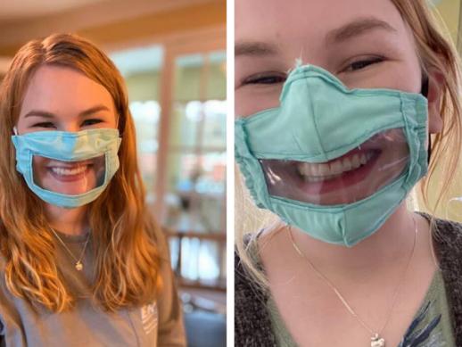ABD'de bir üniversite öğrencisi, işitme engelliler için maske tasarladı
