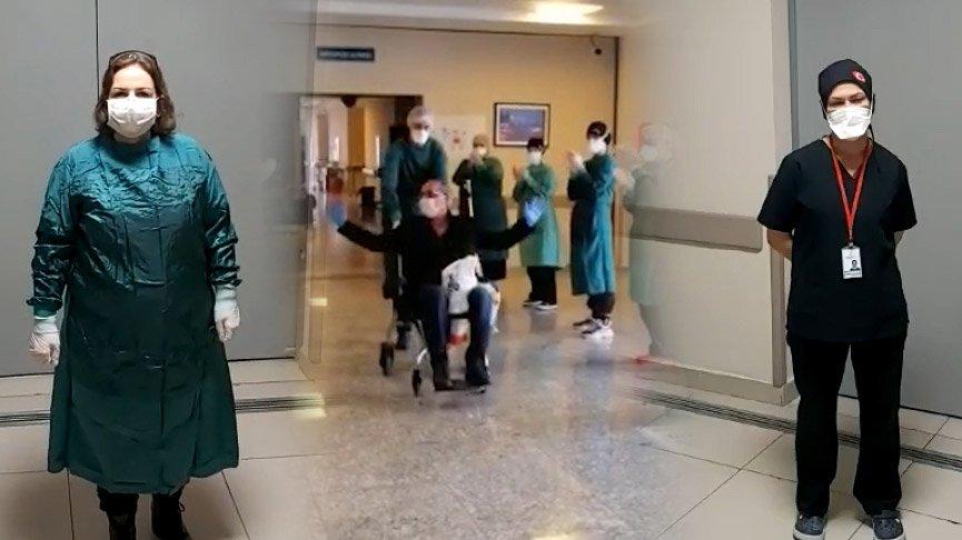 Hemşireler umut oldu, 17 günlük karantinadan sağlıkla çıktı!