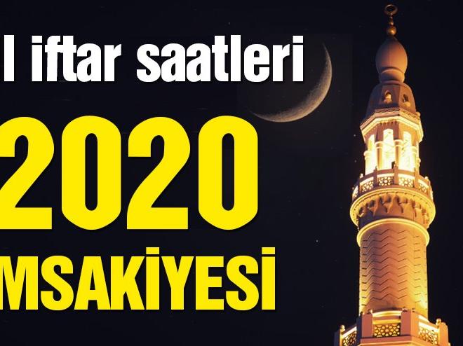 2020 SAHUR VAKTİ: Ankara, İstanbul ve İzmir sahur ve iftar saat kaçta? Tüm iller imsakiye 2020