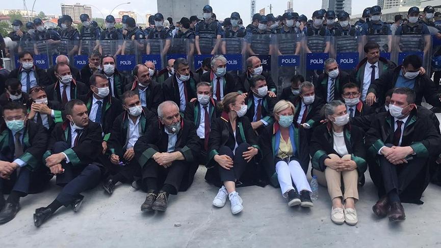 Baro başkanları ve avukatlar Ankara’ya sokulmadı
