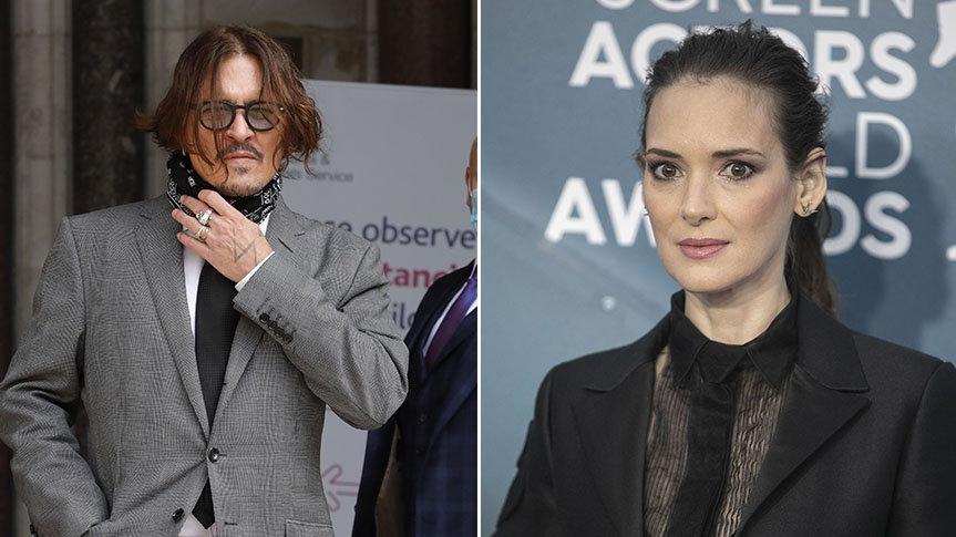 Johnny Depp'in eski nişanlısı Winona Ryder, duruşmada ifade verecek