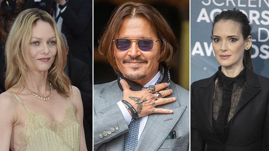 Winona Ryder ve Vanessa Paradis'ten Johnny Depp'e destek: Asla şiddet kullanmayan çok iyi bir insandır