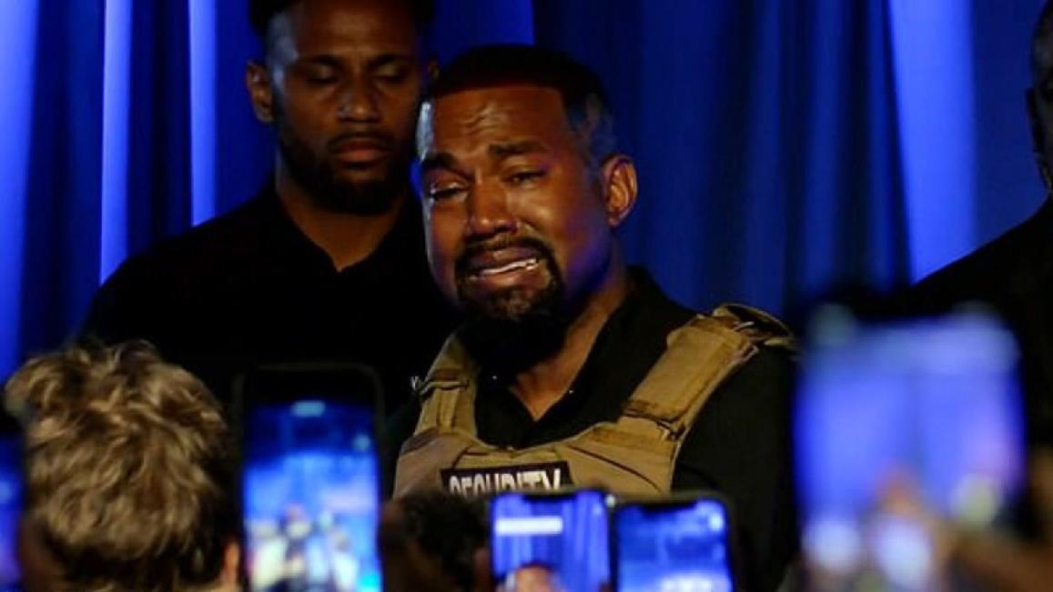 Başkanlığa oynayan Kanye West ilk mitinginde gözyaşlarına boğuldu: Neredeyse kızımı öldürüyordum