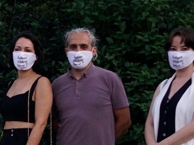 Ceviz Ağacı'nın oyuncularından kadın cinayetlerine karşı anlamlı eylem