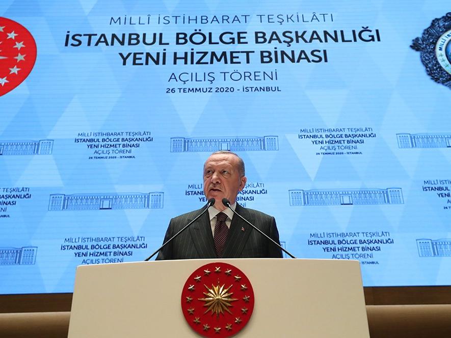 Erdoğan'dan MİT'in yeni kalesinden mesaj: İstihbarat kilit silahımız olmaya devam edecek