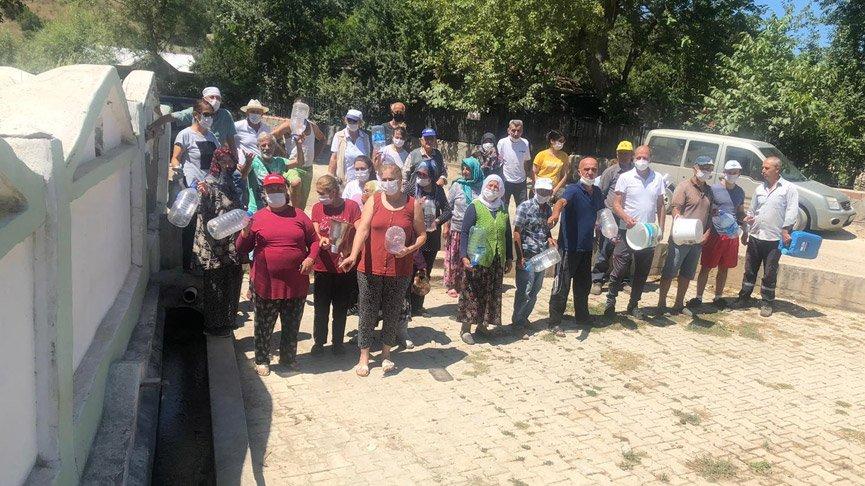 Bursa'da köyün tek su kaynağına 7 gündür su verilmiyor