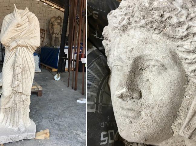 Troia Savaşı komutanlarının şehrinde 1700 yıllık hayırsever kadın heykeli