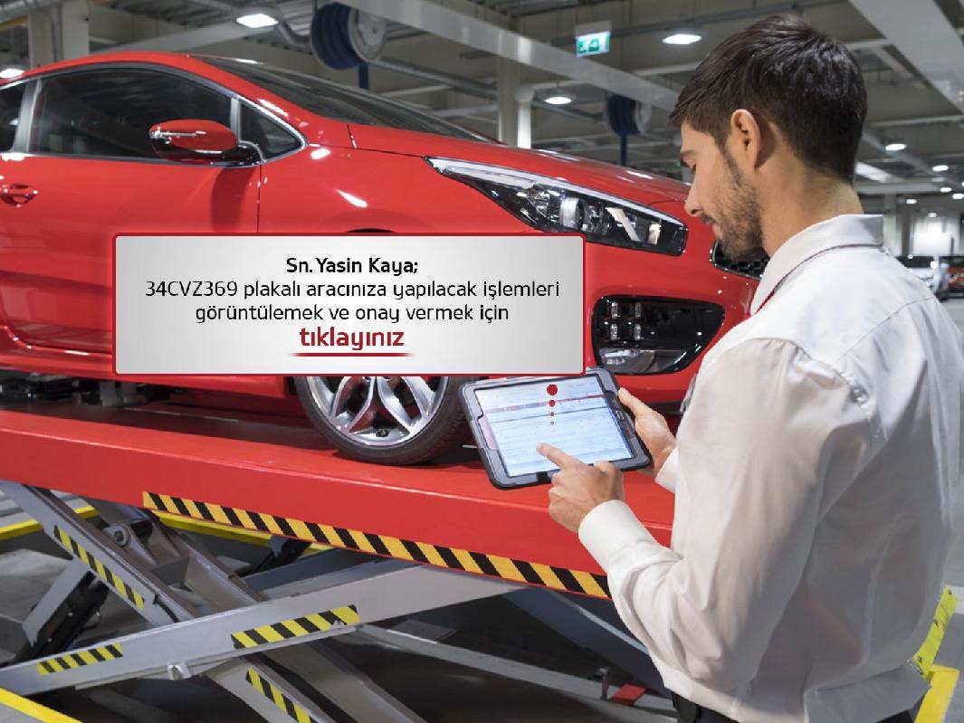 Kia'dan temassız servis hizmeti