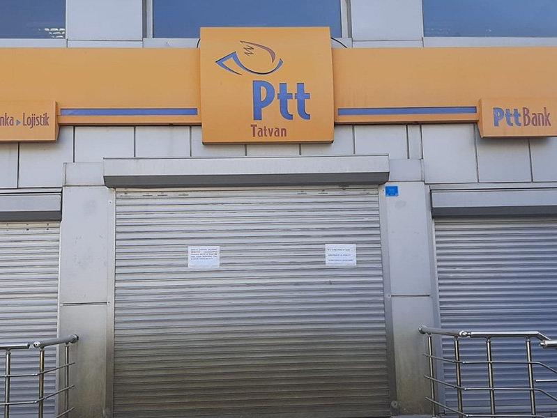 Gaziantep ve Bitlis'te corona alarmı: PTT şubeleri kapatıldı