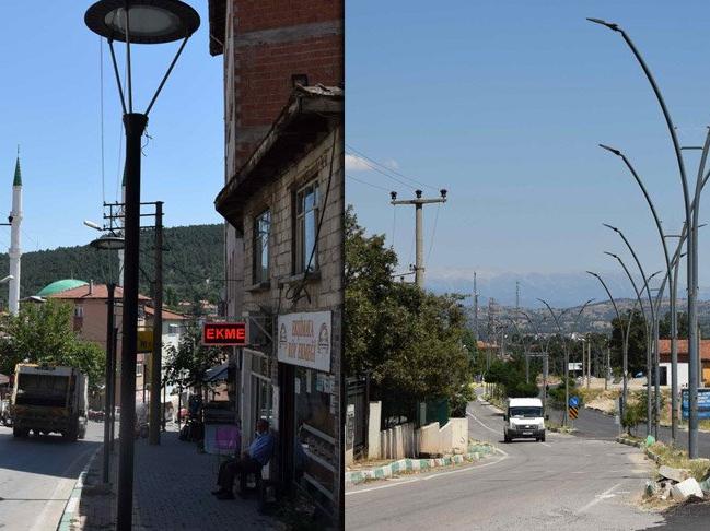 AKP’li belediyenin kredi çekip 7 milyon TL harcadığı aydınlatma direkleri çürümeye terk edildi