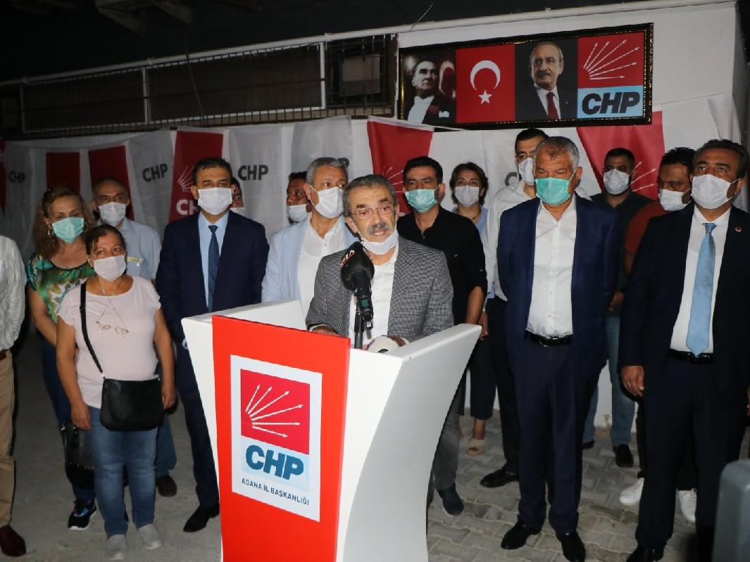 CHP Adana'dan Büyük Taarruz'un başladığı 05.30'da hükümete sert tepki