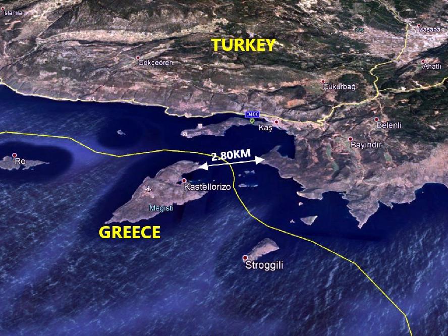 Yunanistan Meis'e feribotlarla asker çıkardı, Lozan ve Paris Barış Antlaşmalarını ihlal etti