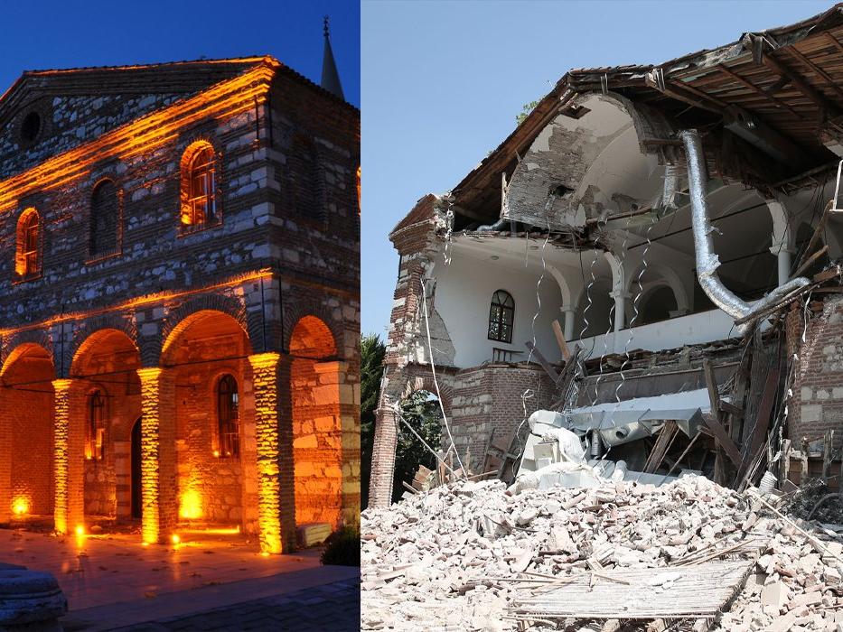'Cami yapacağız' denilerek belediyeye devredilmeyen tarihi kilise bakımsızlıktan yıkıldı