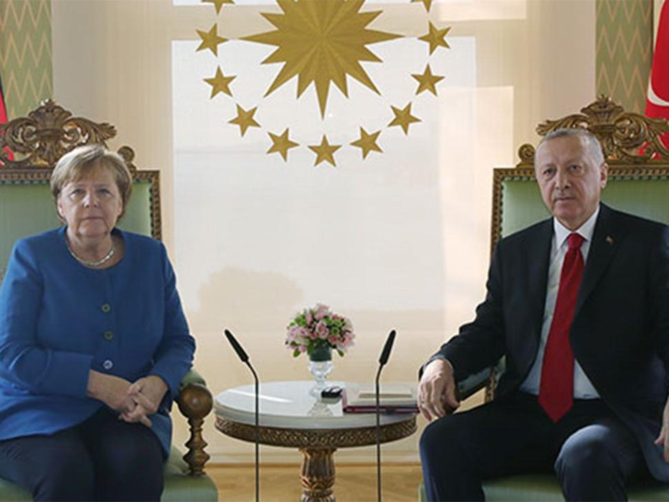 Erdoğan ve Merkel, Doğu Akdeniz'i görüştü!
