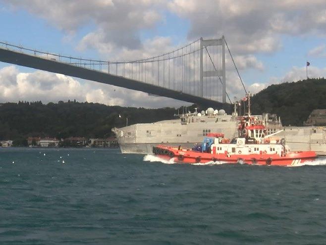 ABD'nin donanma gemisi Karadeniz'de!