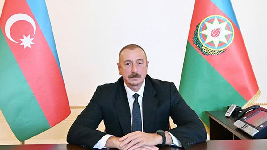 Aliyev duyurdu: Madagiz'de Azerbaycan bayrağı göndere çekildi