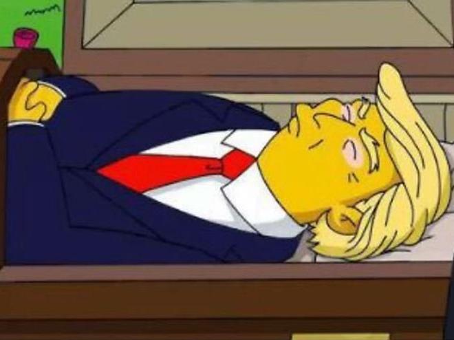 Trump'ın Simpsonlar'da öldüğü sahne gerçek mi?