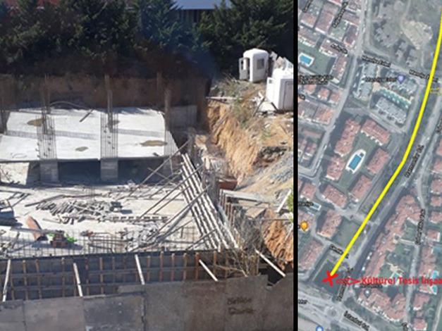 AKP’li belediye dere yatağına cami yapıyor
