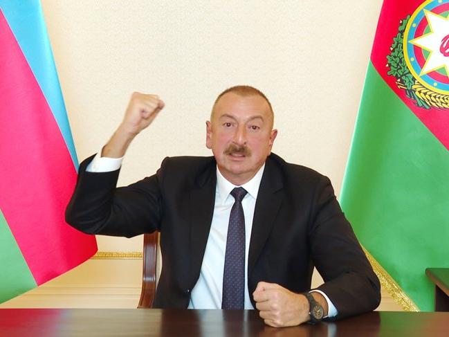 Aliyev: Temas hattını kırdık! Bu bizim tarihi zaferimiz