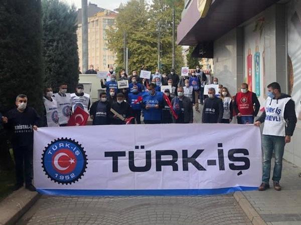DİSK ve TÜRK-İŞ'ten 'Torba yasaya hayır' eylemi